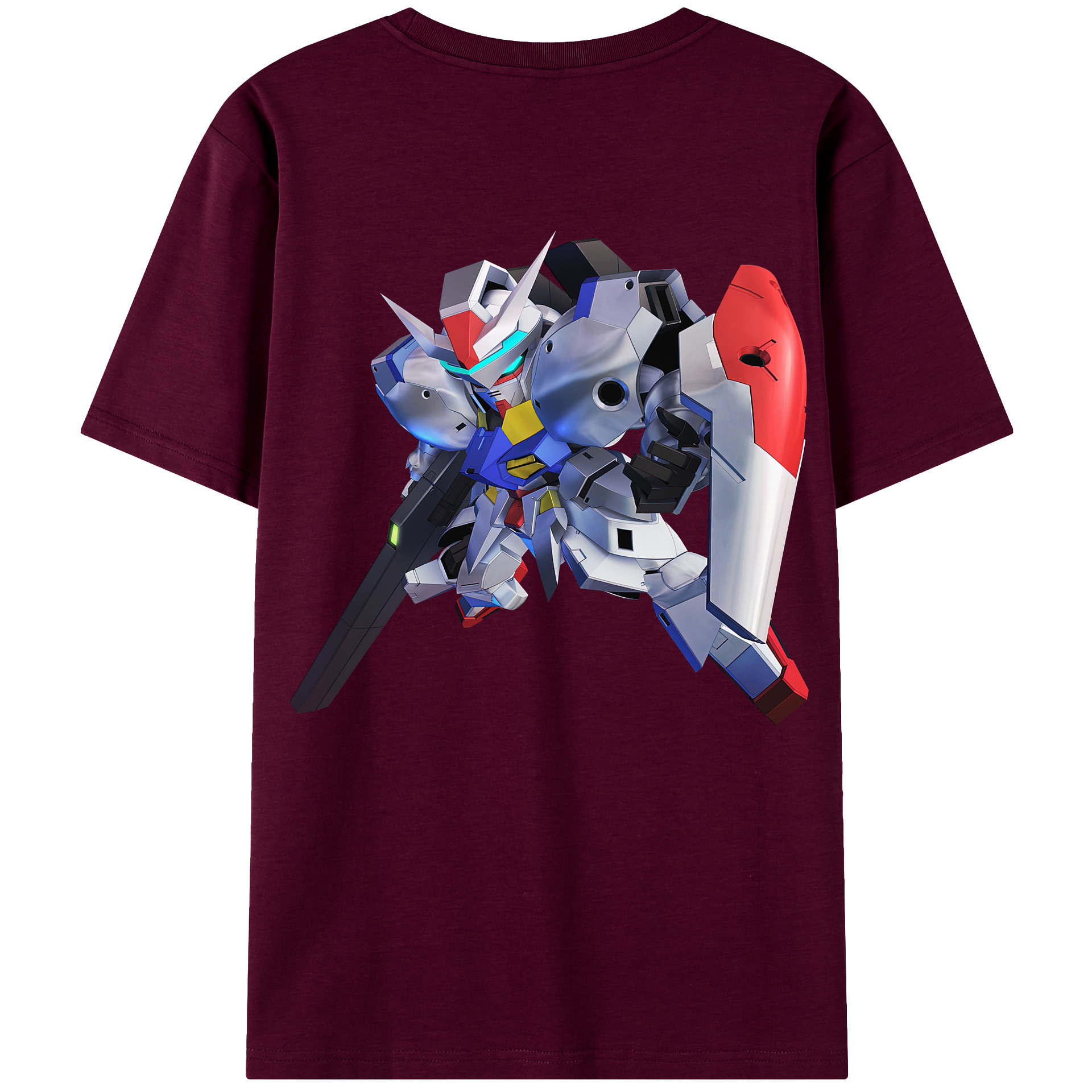 （画像用） 機動戦士ガンダム Mobile Suit Gundam レディース半袖Tシャツ(バックプリント)